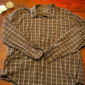 John Bartlett Concensus long‎ sleeved Button Up shirt Mens XXL